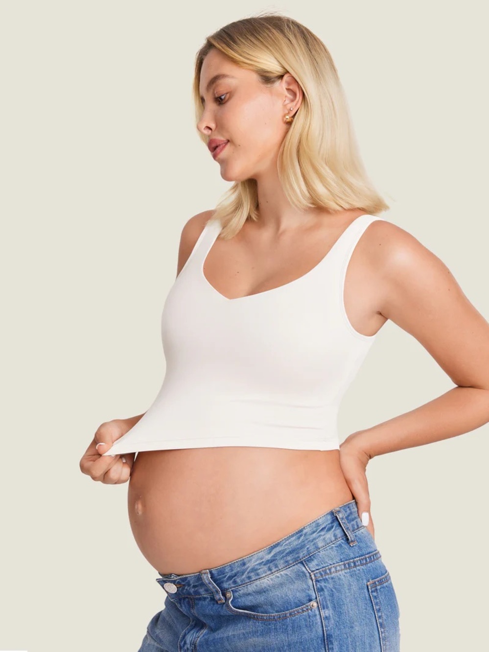 Momanda Natrelax® Nursing Crop Tank Top
